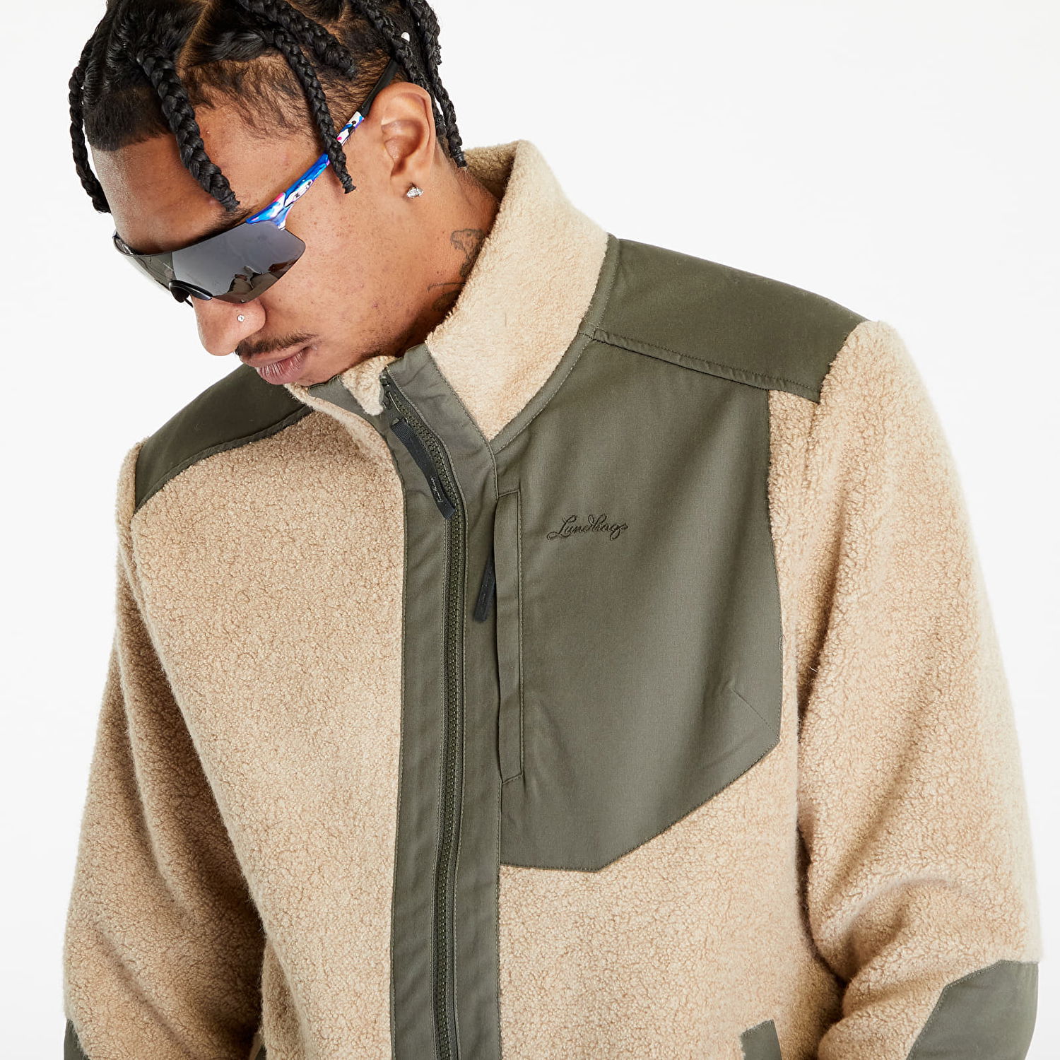 Яке Lundhags Saruk Pile Wool Mid Fleece Jacket Бежово | 46011-23-730, 1