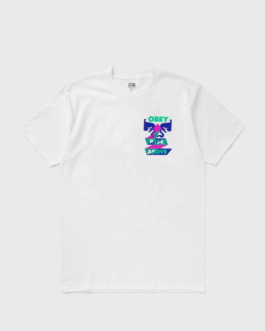 Тениска OBEY Rise Above Ribbon Tee Бяло | 165263936-WHT, 0