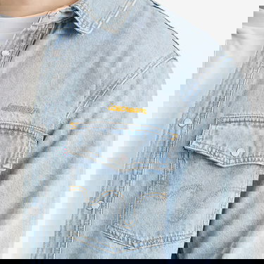 Риза BBC IceCream ICECREAM Chainstitch Denim Shirt, Size Large Синьо | ICD25105-BLU, 5