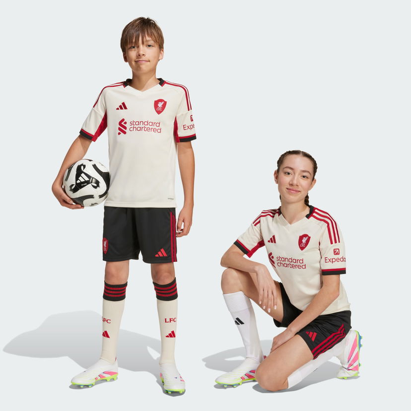 Къси панталони adidas Performance Liverpool FC 25/26 Youth Away Shorts Бяло | JV6461