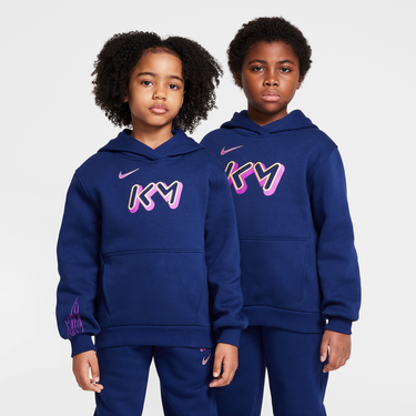 Суитчър Nike Kylian Mbappé Club Fleece Hoodie Тъмно синьо | HQ3685-492, 0