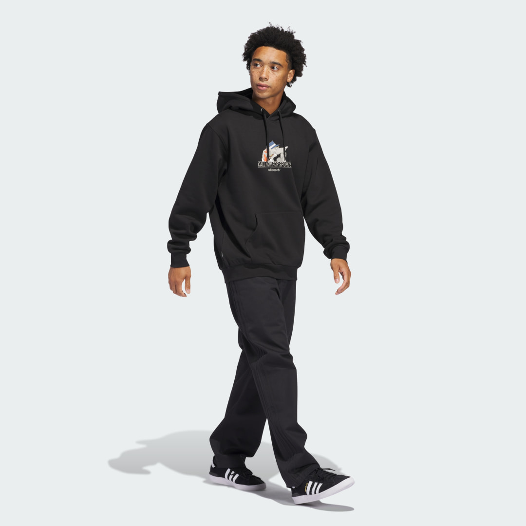 Суитчър adidas Performance Call Now For Sports Hoodie Черно | JD2809, 1