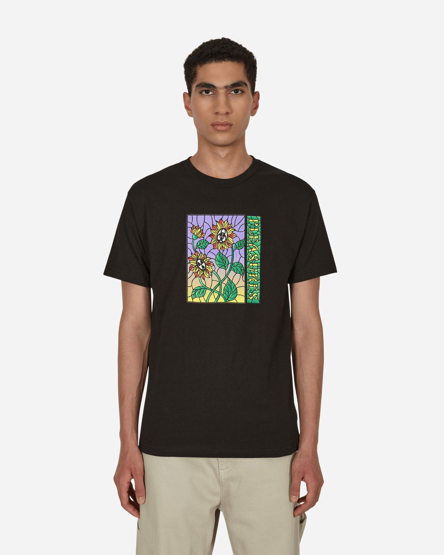 Тениска Pleasures Glass T-Shirt Черно | P22F060 BLACK, 0