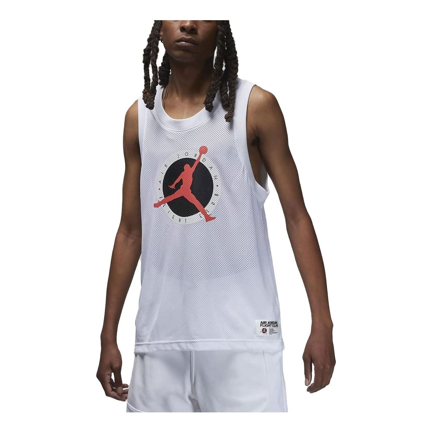 Потник Jordan Jordan Flight MVP Mesh Basketball Jersey Бяло | DX9729-100, 0