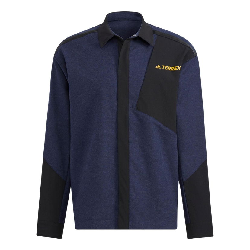 Риза adidas Performance Terrex Voyg Long Sleeve Shirt Синьо | HN2041