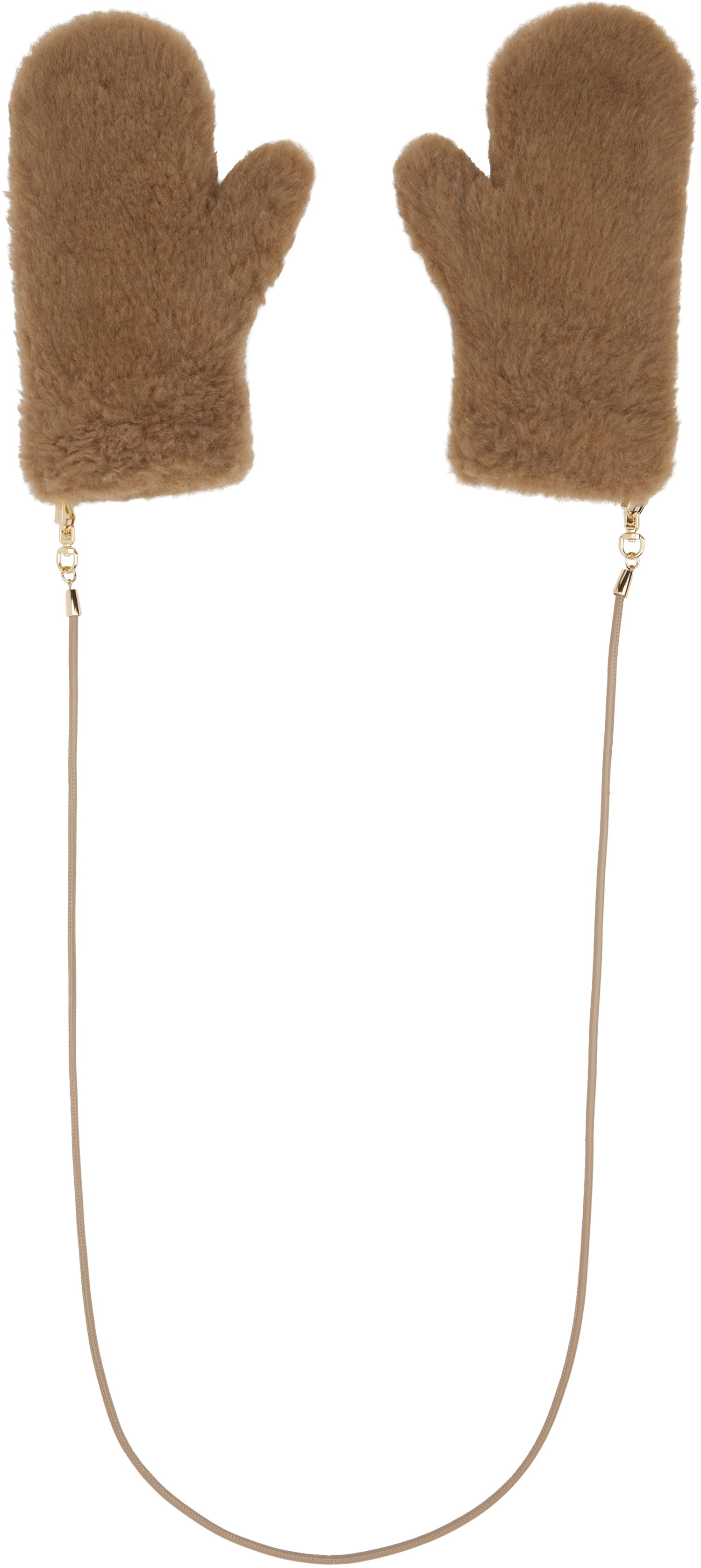Ръкавици Max Mara Max Mara Ombrat2 String Mittens Кафяво | 2424566052600 MM10739, 1