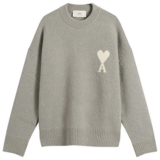 Men's Alpaca Knit ADC Crew Neck Jumper, Size Large