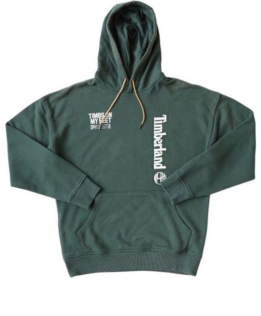 Суитчър Timberland Logo Hoodie Зелено | A28MPE20, 0