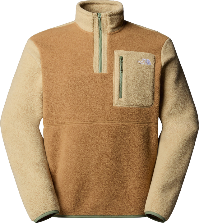 Yumiori Color-Block 1/4 Zip Fleece Sweatshirt