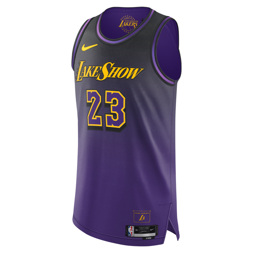 Фланелка Nike Dri-FIT ADV Authentic LeBron James City Edition Basketball Jersey Лилаво | FQ4469-504
