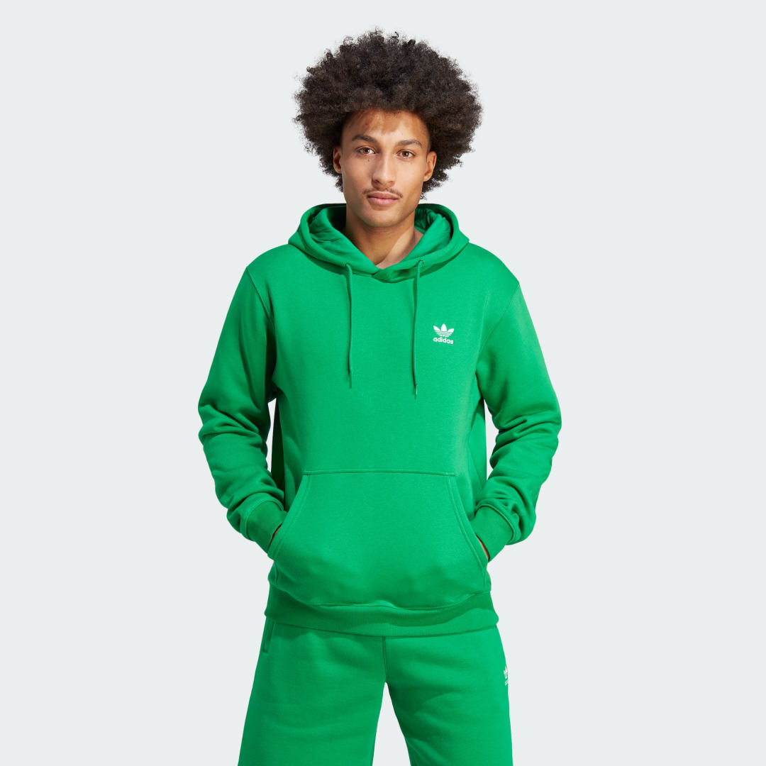Суитчър adidas Originals Trefoil Essentials Hoodie Зелено | IM4528, 0