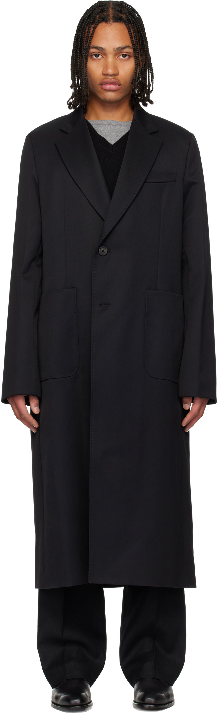 Палта OUR LEGACY Robe Coat Черно | M4251RO