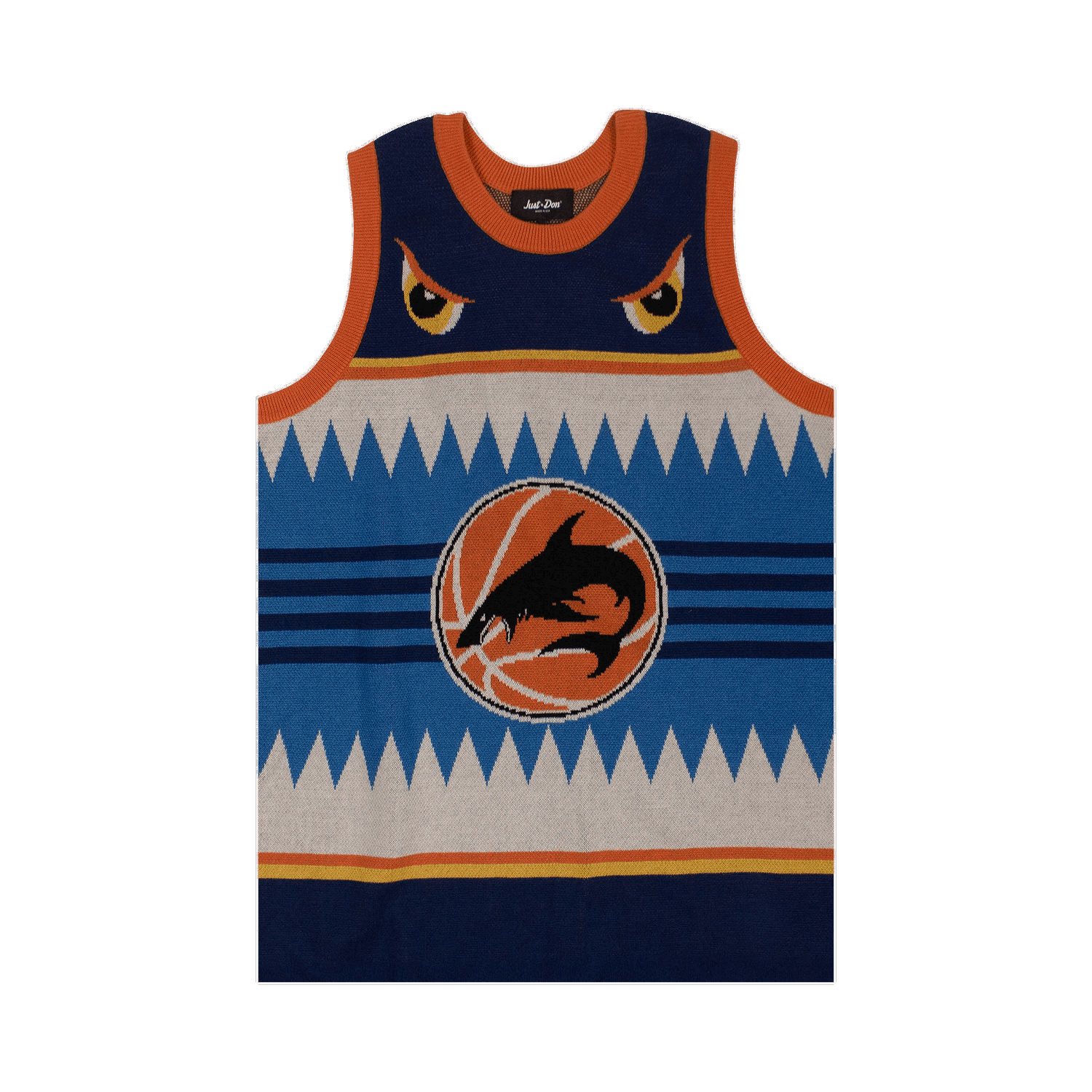 Пуловер Just Don Shark Basketball Tank Jersey Sweater Многоцветен | 4925 100000105SBTJ BLUE, 0