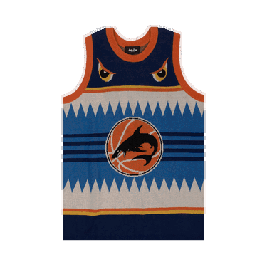 Пуловер Just Don Shark Basketball Tank Jersey Sweater Многоцветен | 4925 100000105SBTJ BLUE, 0