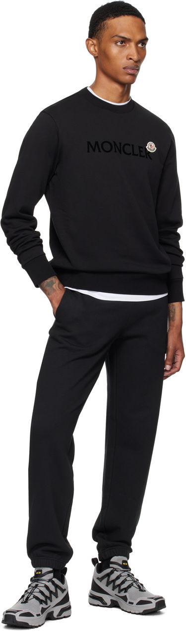 Суитчър Moncler Logo Cotton Sweatshirt Черно | K20918G00040809KR, 3