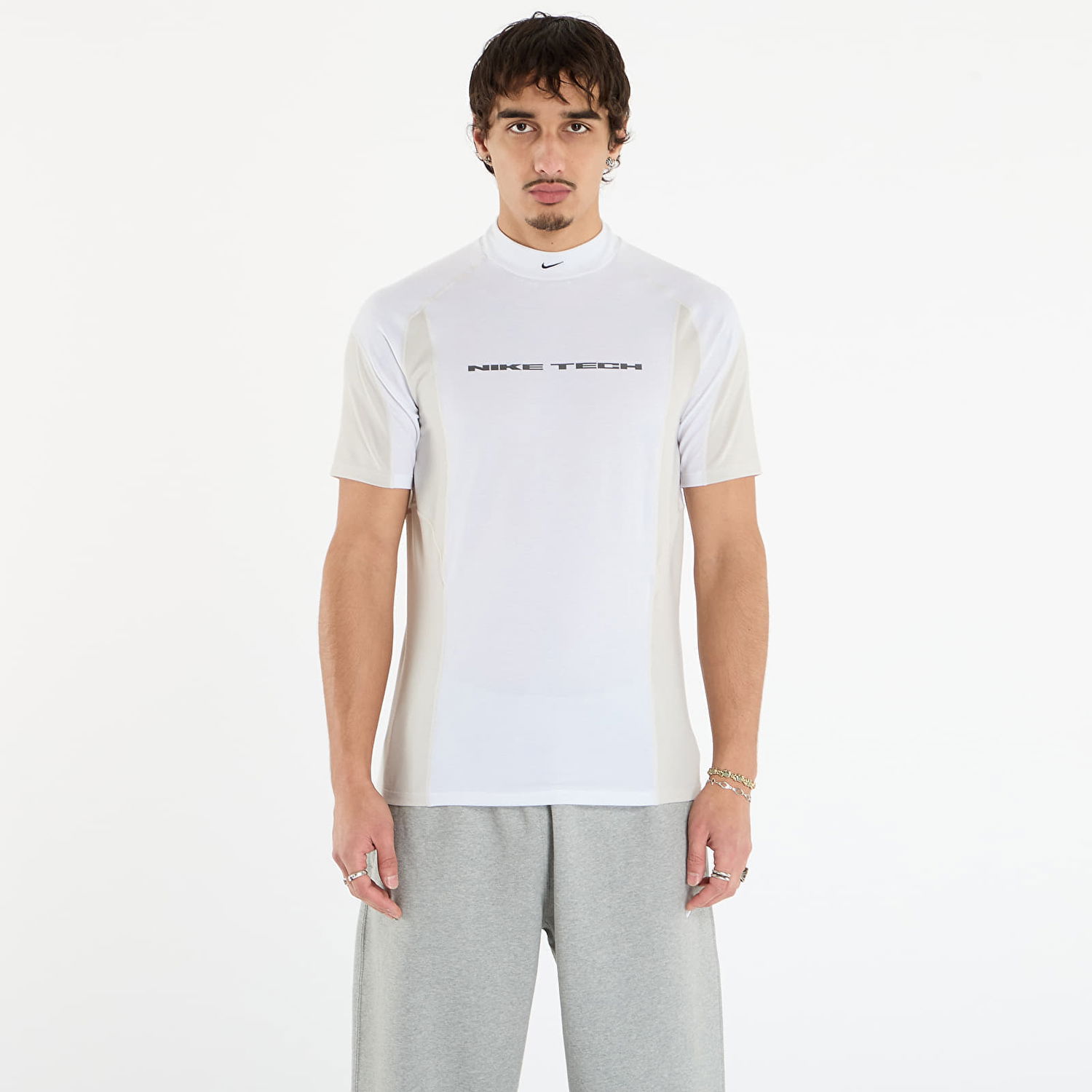 Тениска Nike Nike Tech Dri-FIT Short-Sleeve Base Layer Бяло | IB1522-100, 0