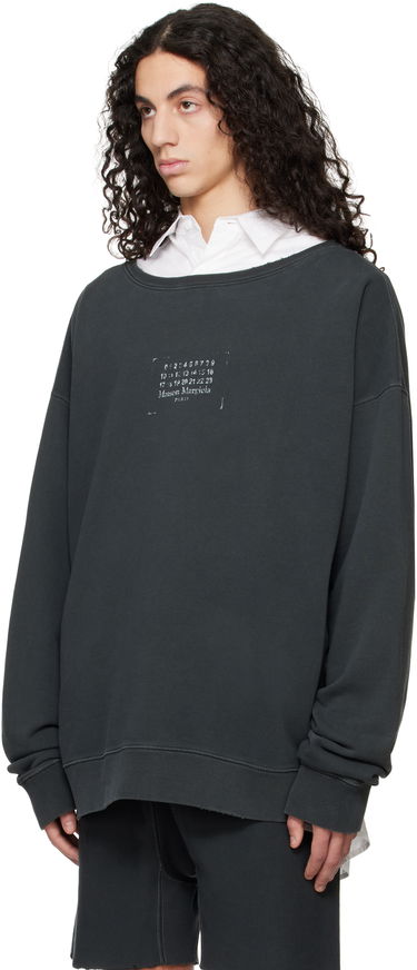 Суитчър Maison Margiela Maison Margiela Stamp Logo Sweatshirt Сиво | S50GU0235 M25019, 3