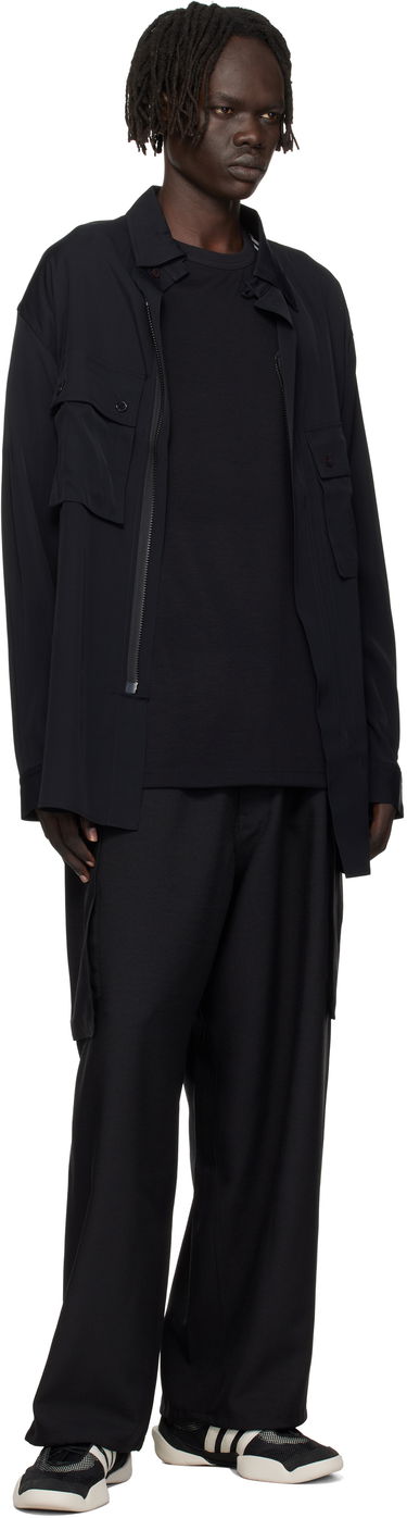 Риза Y-3 Y-3 Rayon Twill Oversized Shirt Черно | JX7288, 3