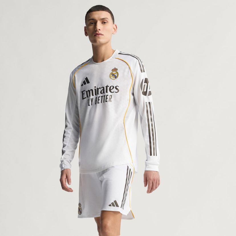 Фланелка adidas Performance Real Madrid 25/26 Home Jersey Long Sleeve Бяло | JN8866