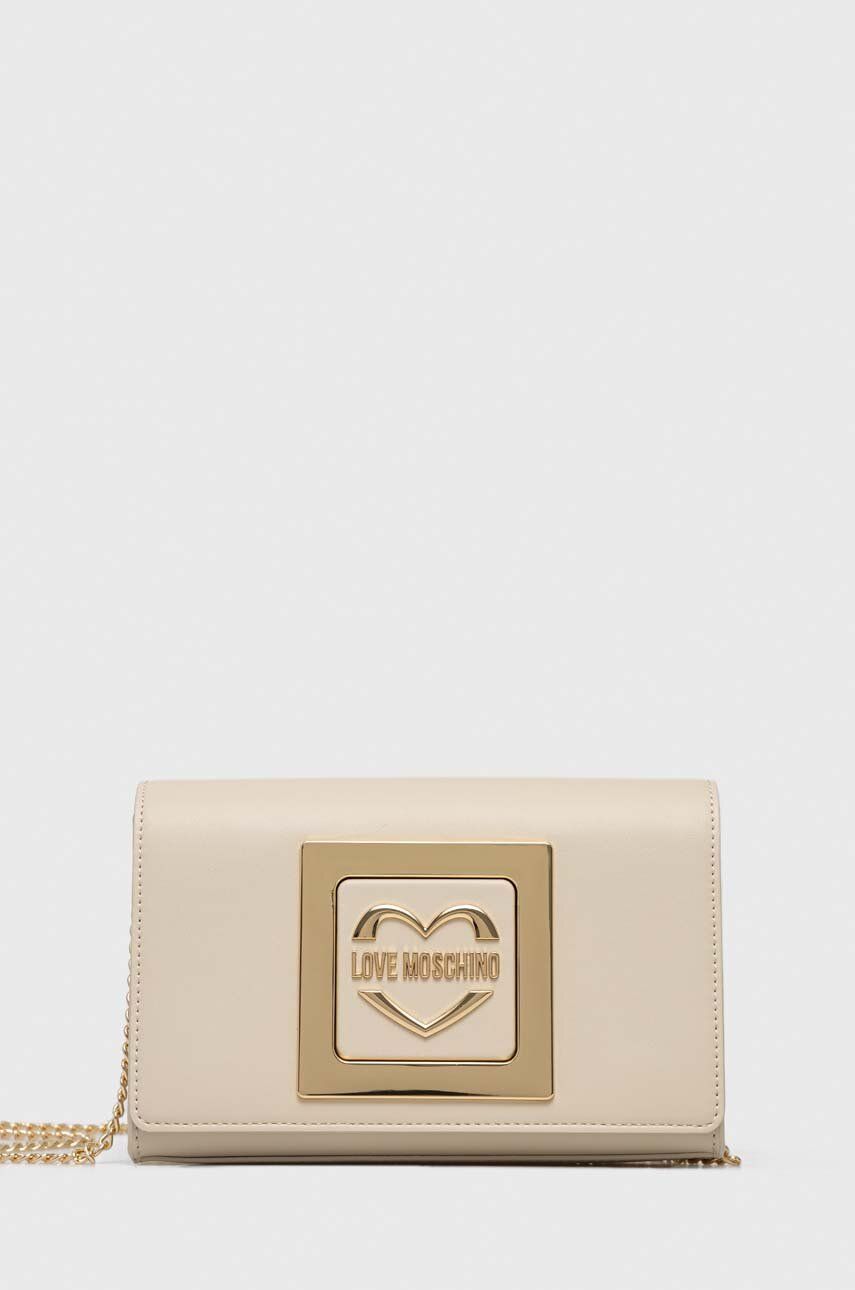 Дамска чанта Moschino Love Handbag Бежово | JC4325PP0GKV0103, 0