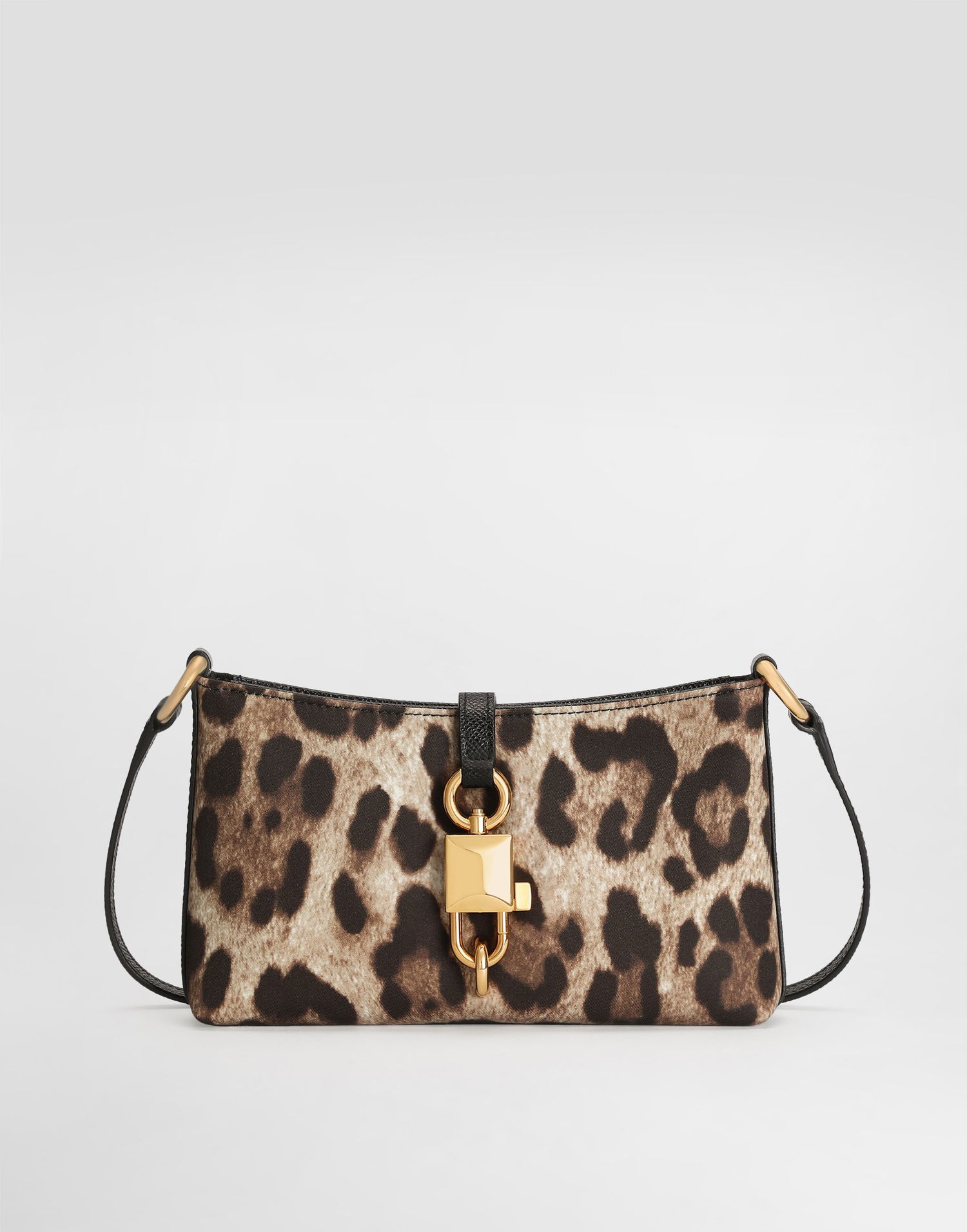 Чанта през рамо Dolce & Gabbana Dolce & Gabbana Leopard-print Lock Shoulder Bag Многоцветен | BB7891A0007HY13M, 0