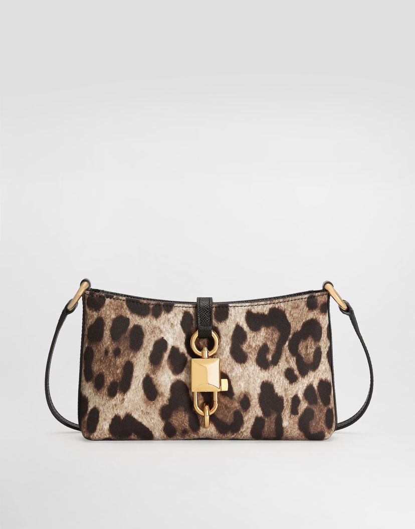 Чанта през рамо Dolce & Gabbana Dolce & Gabbana Leopard-print Lock Shoulder Bag Многоцветен | BB7891A0007HY13M
