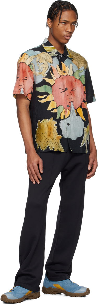 Риза OUR LEGACY Our Legacy Box Print Short Sleeve Shirt Черно | M2252BSP, 3