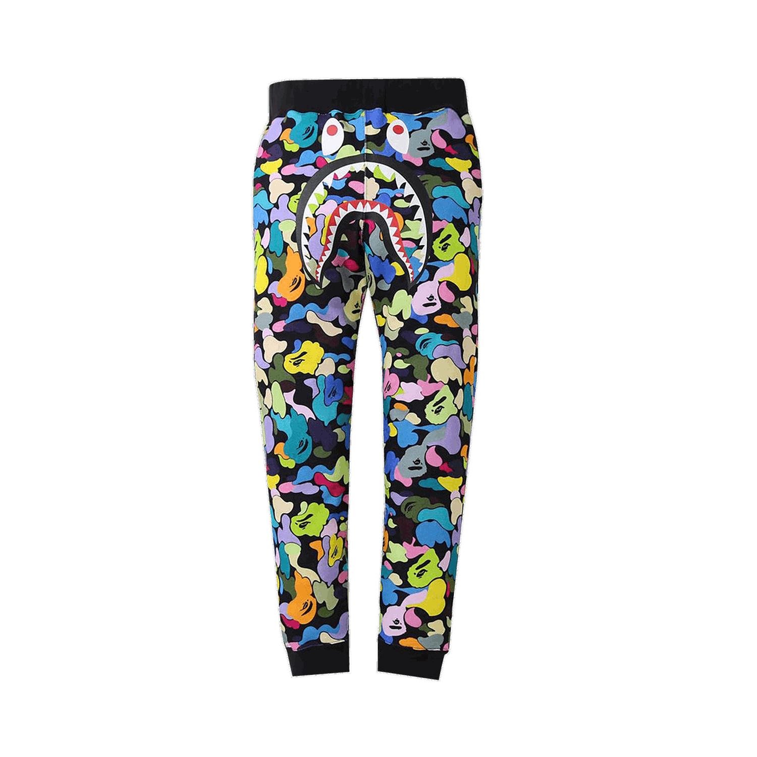 Спортни панталони BAPE Mutli Camo Shark Slim Sweatpants Черно | 1G80 152 020 BLACK, 0