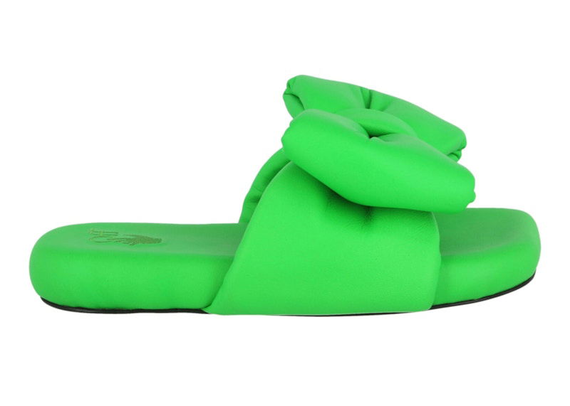 Кецове и обувки Off-White Nappa Extra Padded Slipper Green W Зелено | OWIC005S22LEA0015500, 0