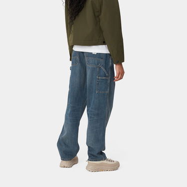 Дънки Carhartt WIP Single Knee Loose Fit Jeans Синьо | I034225_8, 3