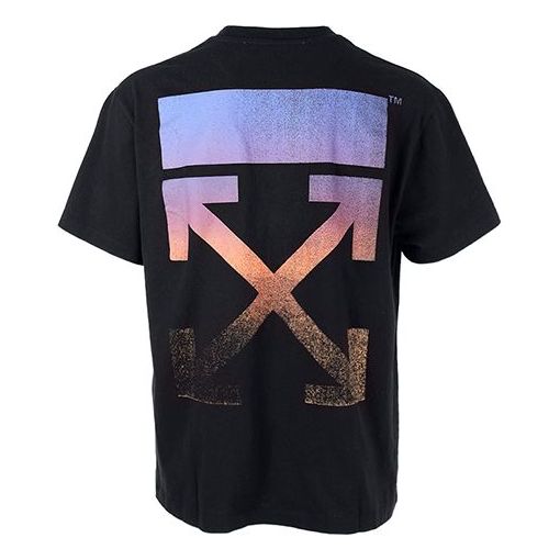 Тениска Off-White Off-White Degrade Arrow Over T-Shirt Черно | OMAA038F21JER0021084
