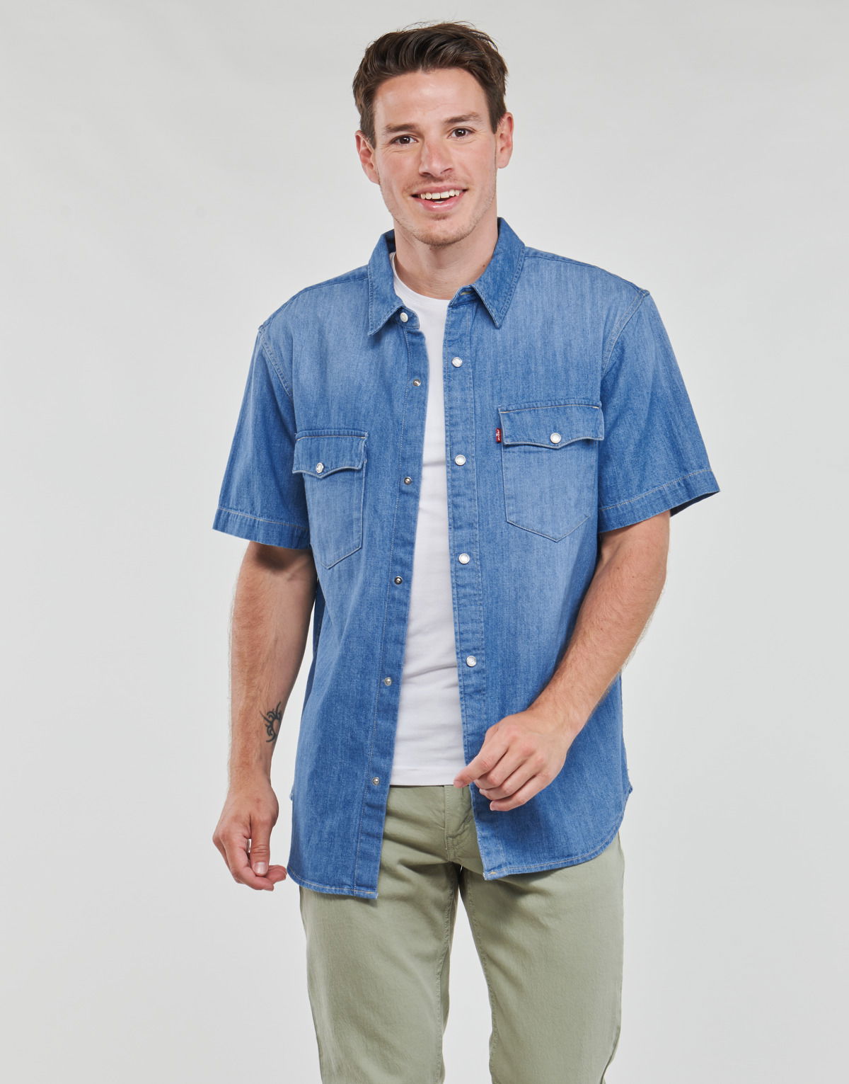 Риза Levi's SS RELAXED FIT WESTERN Тъмно синьо | A5722-0006, 1