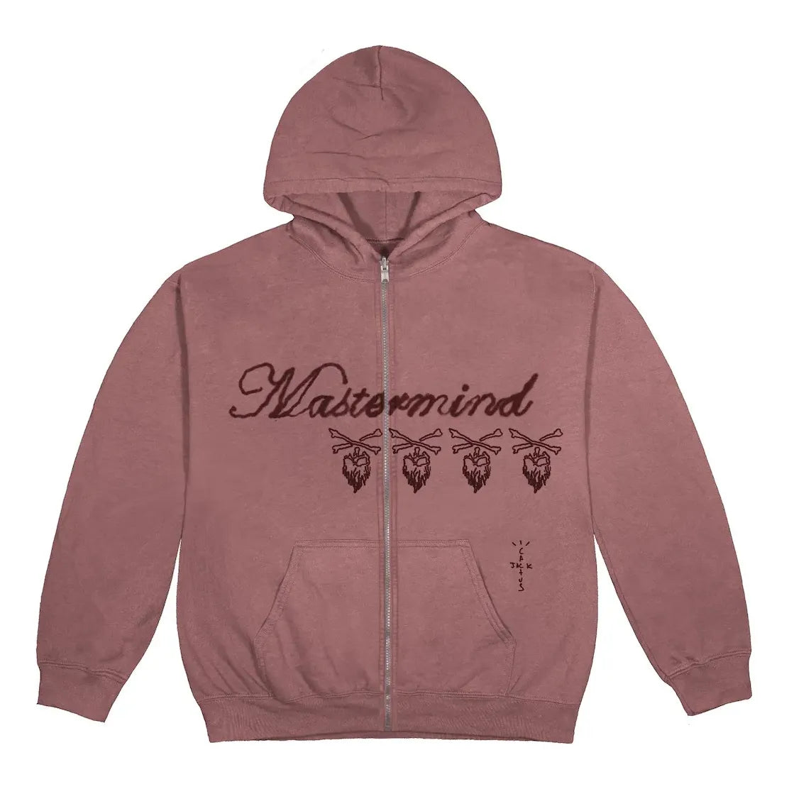 Суитчър Cactus Jack by Travis Scott Cactus Jack x Mastermind Skull Zip-Up Hoodie Розово | CJFM-HZ07, 0