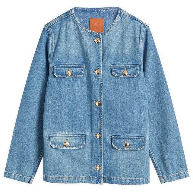 Janet Washed Blue Denim Jacket