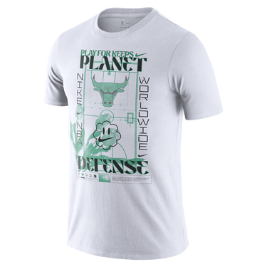 Тениска Nike CHICAGO BULLS TEE Бяло | DZ0046-100, 2
