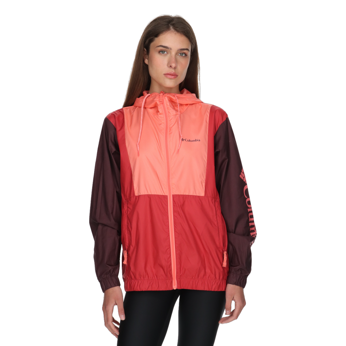 Ветровка Columbia Lily Basin™ II Hooded Color-Block Full-Zip Jacket Многоцветен | 2116521685, 0