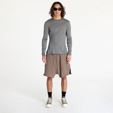 Къси панталони Rick Owens DRKSHDW Knit Sweat Jersey Trucker Cut Offs Shorts Dust Кафяво | DU02D2388 FET1 34, 4