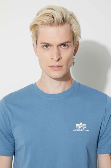 Тениска Alpha Industries Alpha Industries Basic Small Logo T-Shirt Синьо | 188505.538, 4