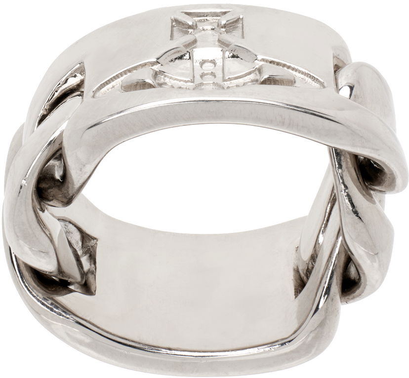 Пръстен Vivienne Westwood Janus Ring Сиво | 64040168-01P019-FJ