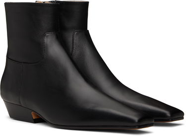 Облекло Khaite Khaite Marfa Ankle Boots Черно | F1066-824, 3