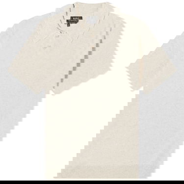 Поло тениска A.P.C. Jay Knit Polo Tee Бежово | VIAJC-H23315-BAA, 0