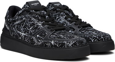 Кецове и обувки Balmain Balmain B-Court Galaxy Print Черно | EM0VI372LSVG, 3