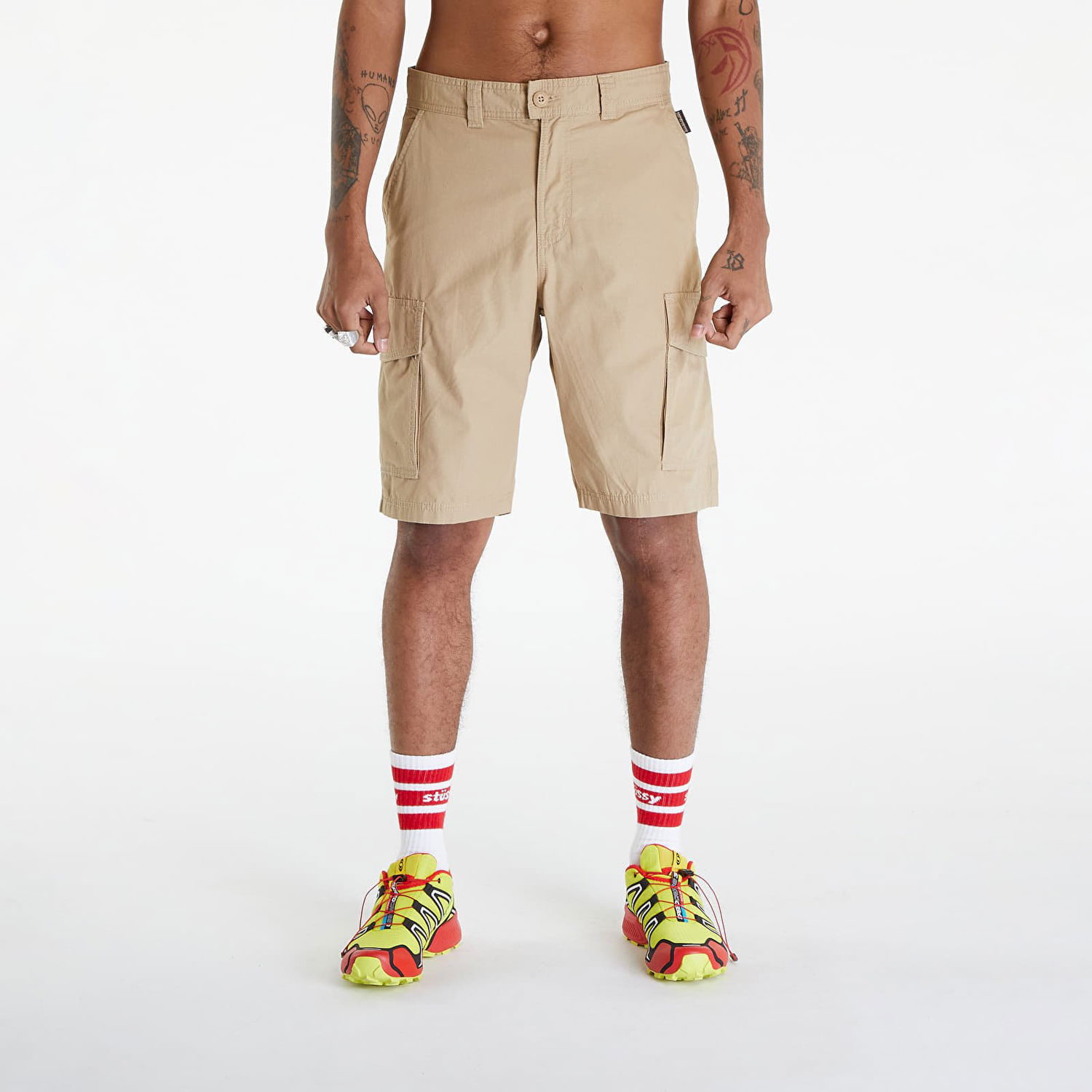 Къси панталони Napapijri Maranon Cargo Shorts Beige Cornstalk Бежово | NP0A4H1RN1E1, 0