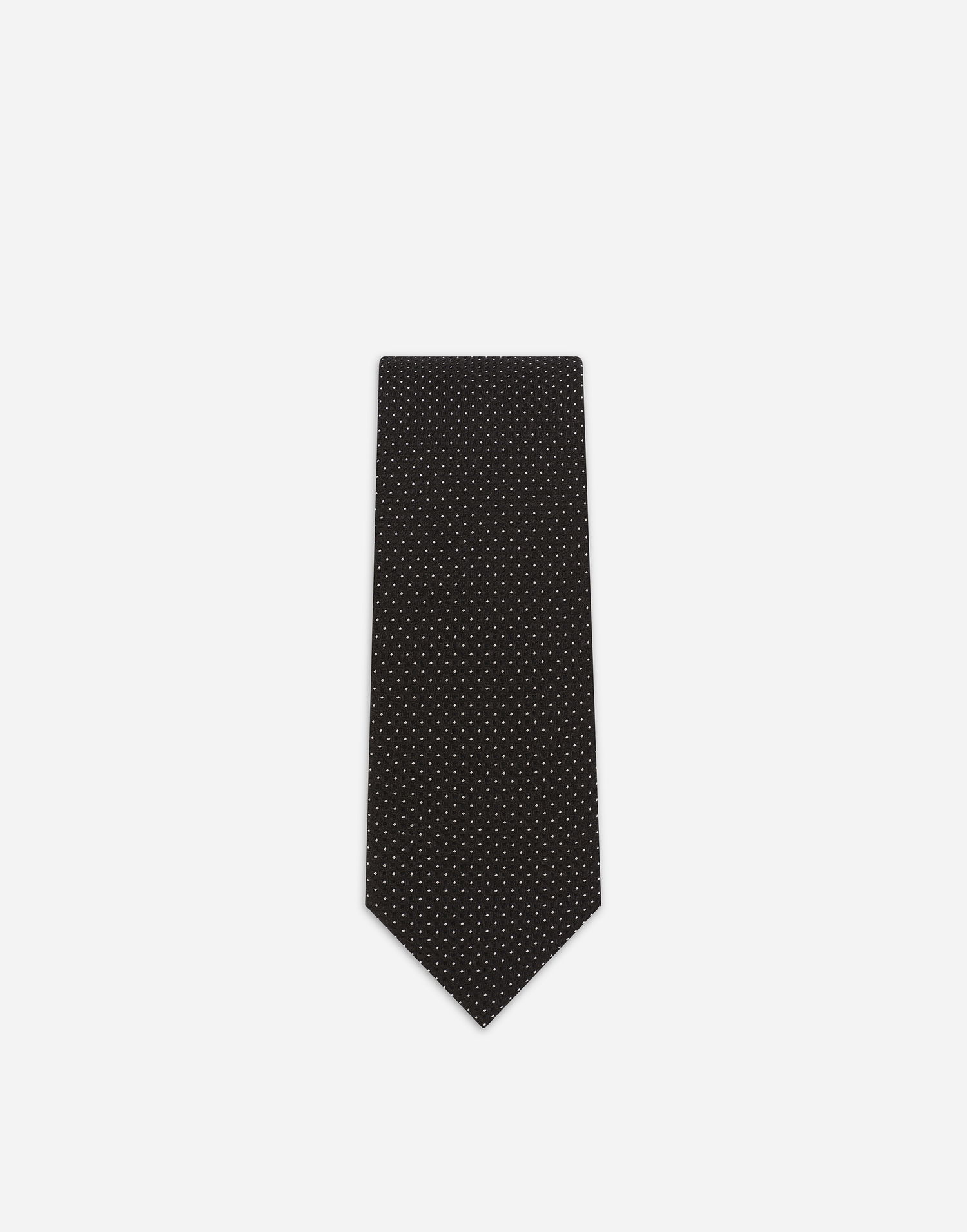 Аксесоари Dolce & Gabbana Dolce & Gabbana Silk Jacquard Tie With Micro Polka-dot Design Черно | GT149EG0JRPN0004, 1