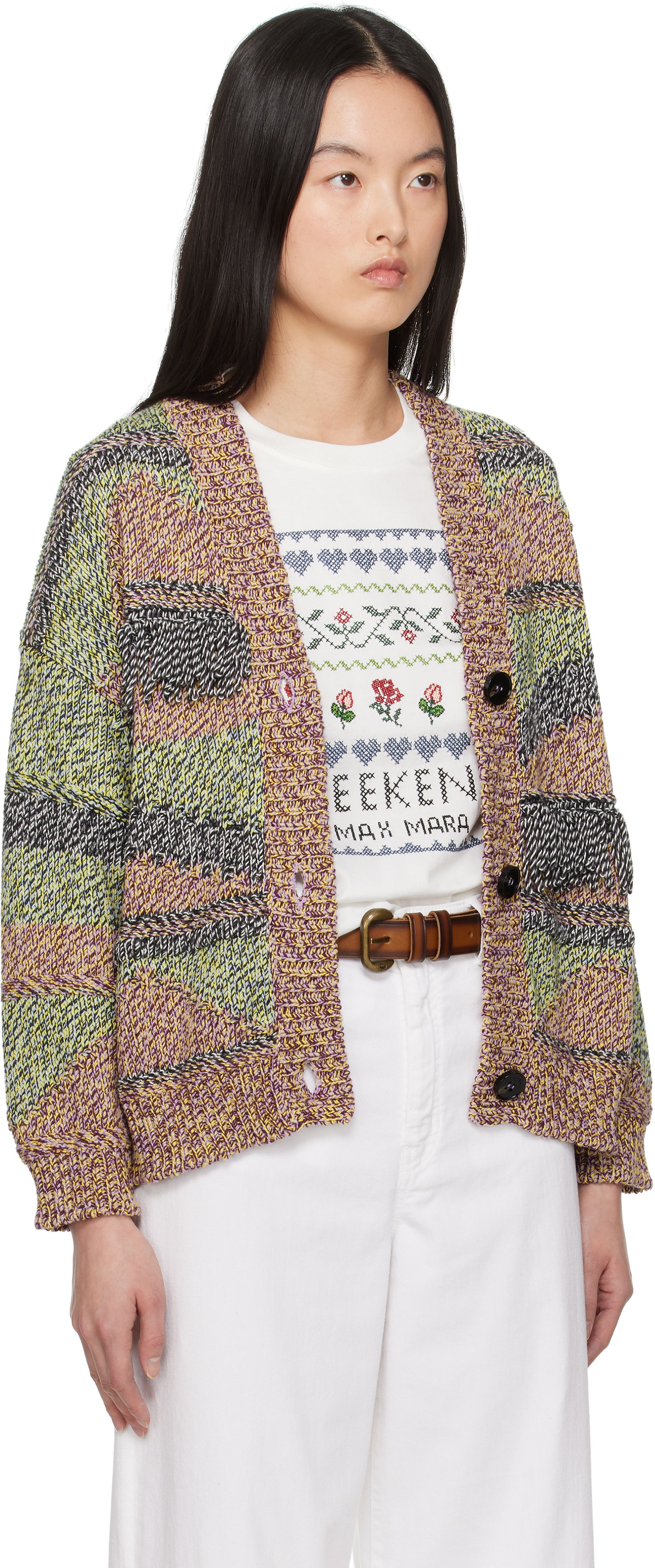 Пуловер Max Mara Weekend Max Mara Bric Knit Cardigan Многоцветен | 2515341021600, 1