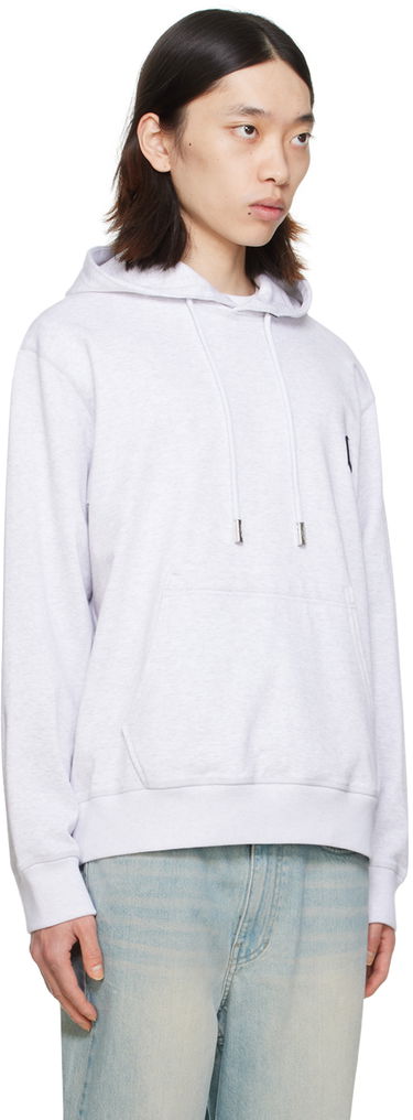 Суитчър WOOYOUNGMI WOOYOUNGMI Printed Hoodie Сиво | W241TS37, 1