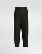 Dolce & Gabbana Linen Tapered-Leg Pants 52
