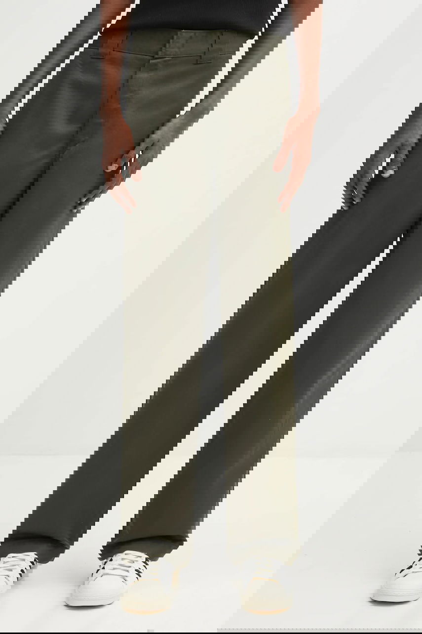 Панталони Carhartt WIP Wide-Leg Craft Pants Зелено | I035652.6302, 0