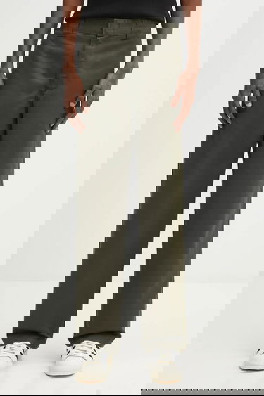 Панталони Carhartt WIP Wide-Leg Craft Pants Зелено | I035652.6302, 0