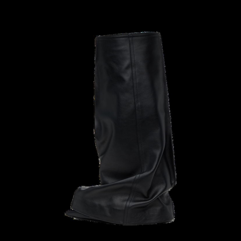 Кецове и обувки sacai Leather Pants Medium Tall Boots Черно | 24-07602